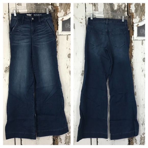 Target mossimo high rise wide leg jeans - Picture 5 of 7